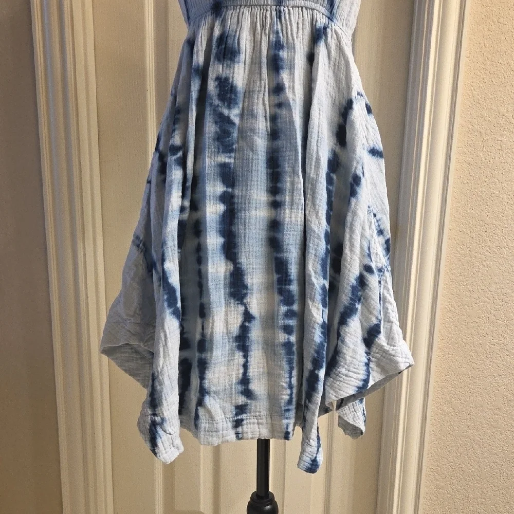 GAP Blue Tie-Dye Dress